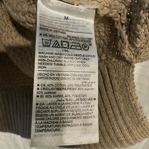 NWT Old Navy Taupe Crew Neck Sweater - Picture 5 of 5